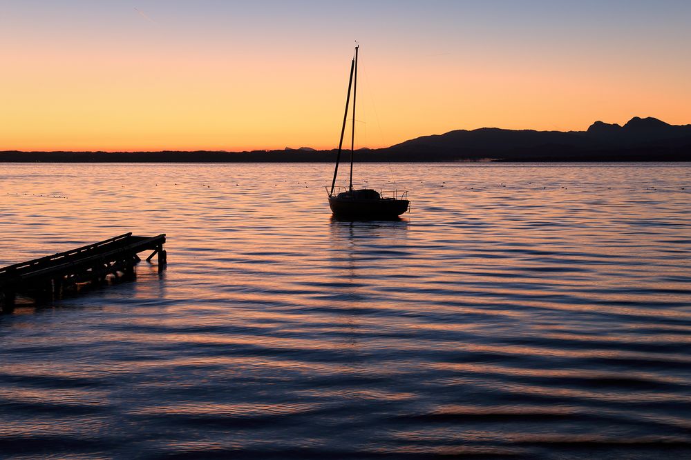 Morgenimpression vom Chiemsee