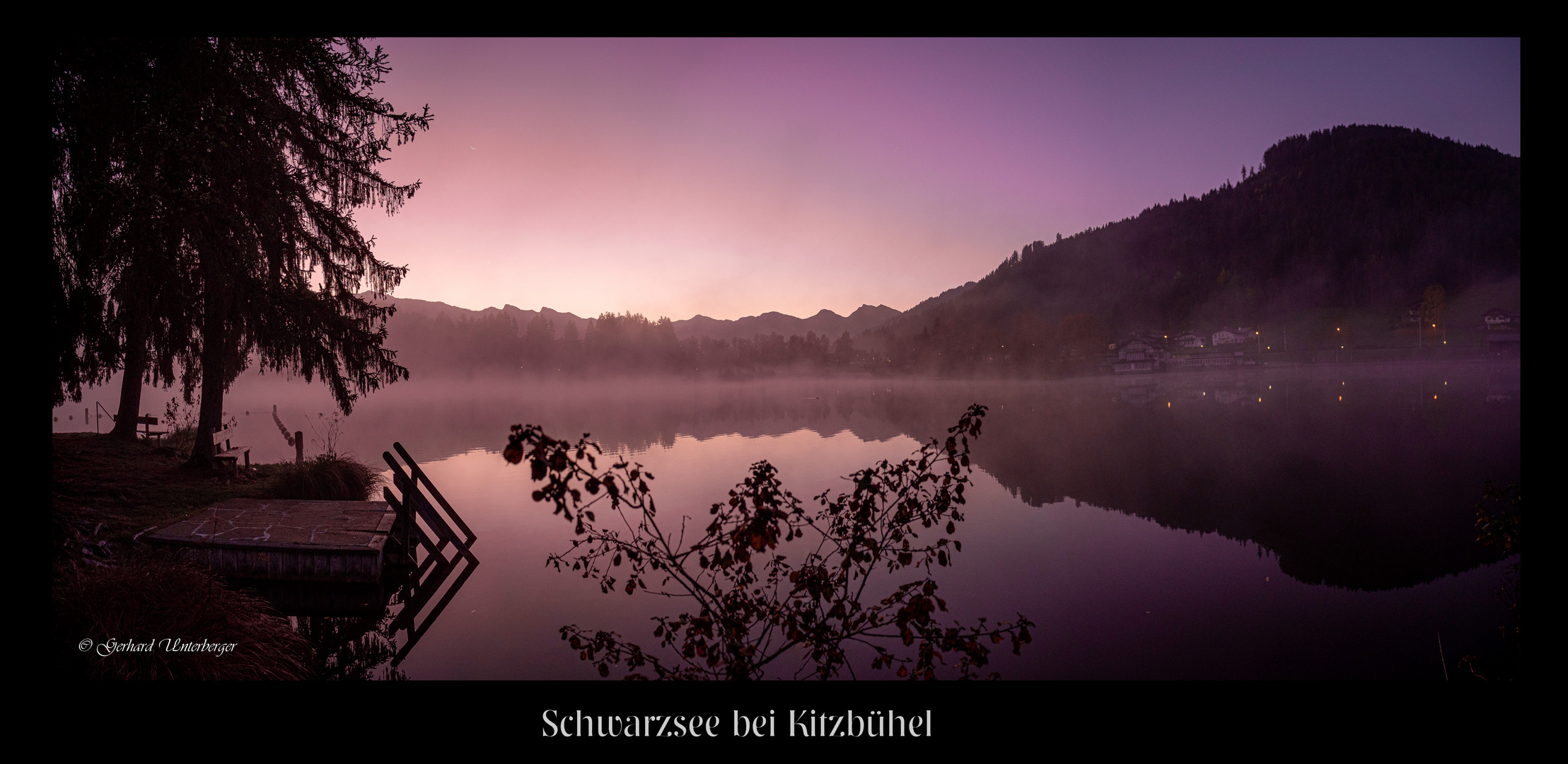 Morgenimpression vom Schwarzsee