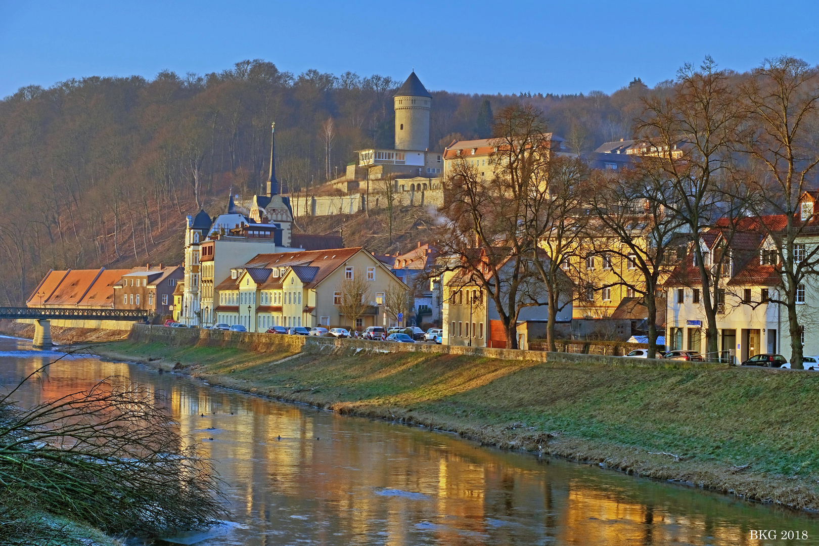 Morgenlicher Lichterzauber Schloss Osterstein 