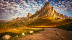 Morgenlicht am Passo Giau