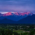 Morgenlicht am Wettersteingebirge