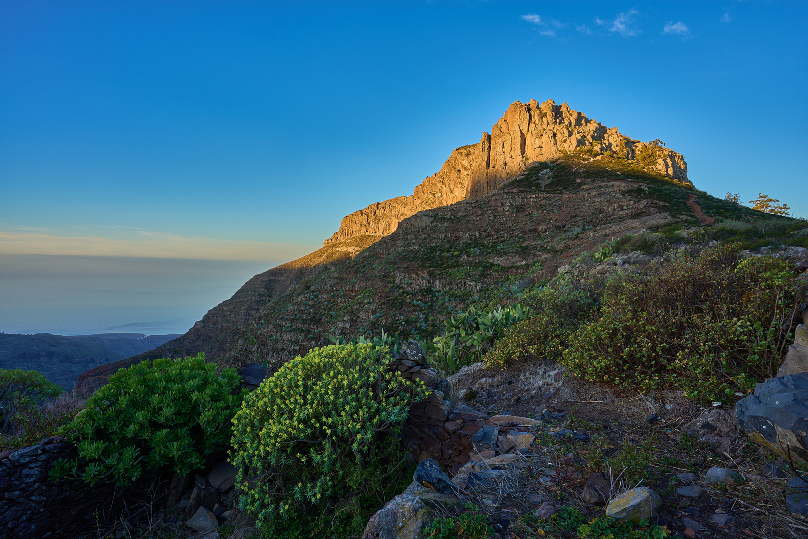 Morgenlicht auf dem Fortaleza