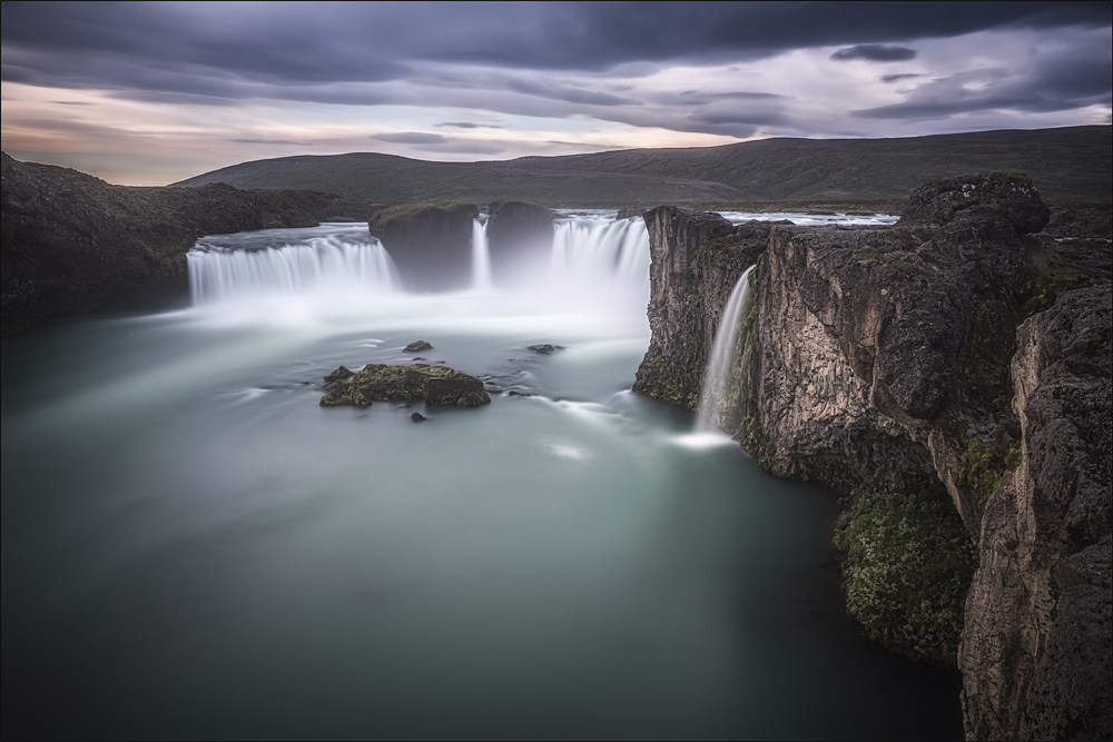 Morgenlicht Godafoss ...........