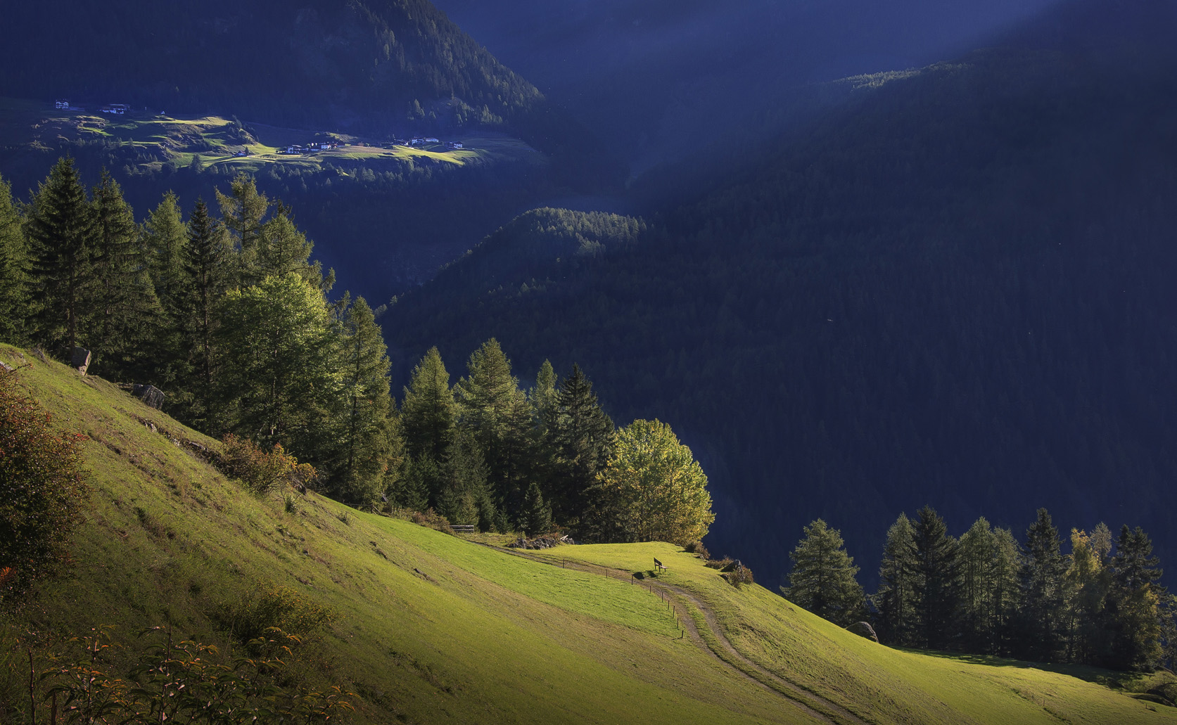 Morgenlicht im Ötztal