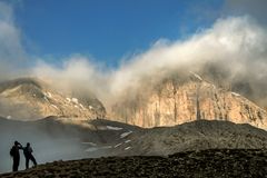 Morgenlicht in den Dolomiten