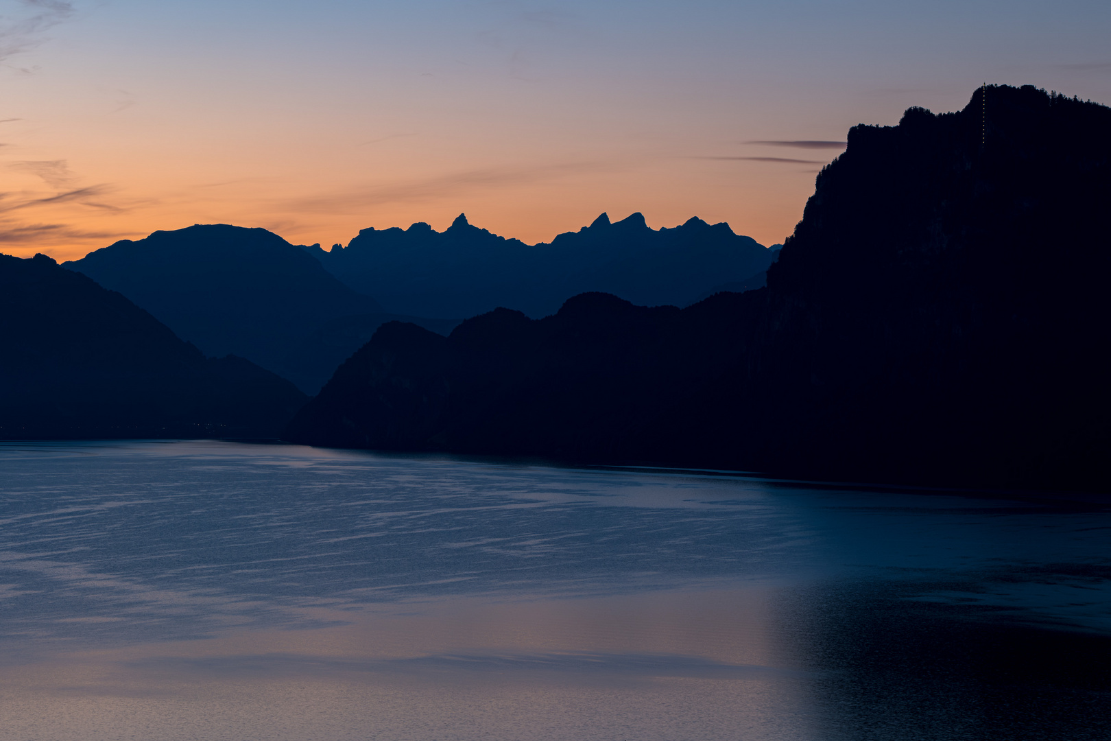 Morgenlicht über dem Viewaldstättersee/CH