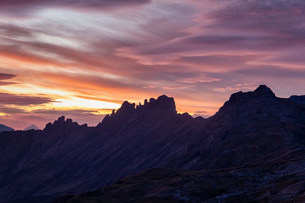 Morgenlicht über den Roßzähnen