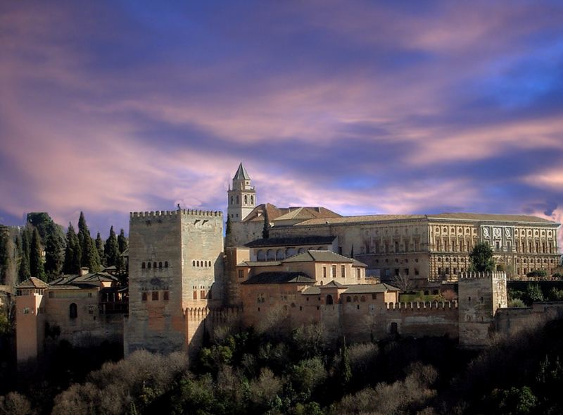 Morgenlicht über der Alhambra