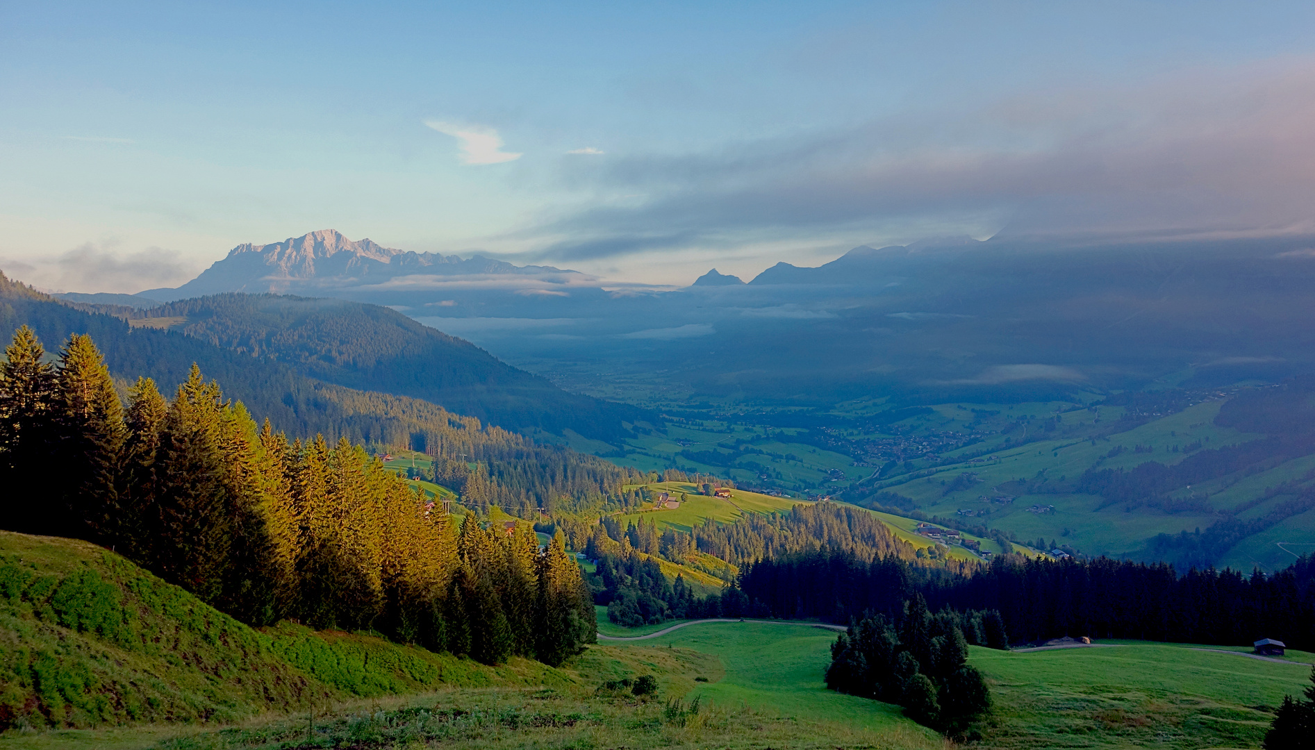 Morgenlicht verzaubert