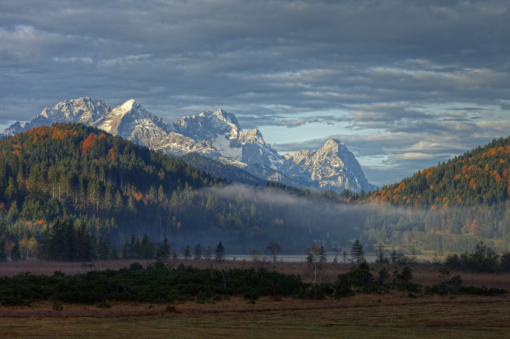 Morgennebel am Barmsee (2)