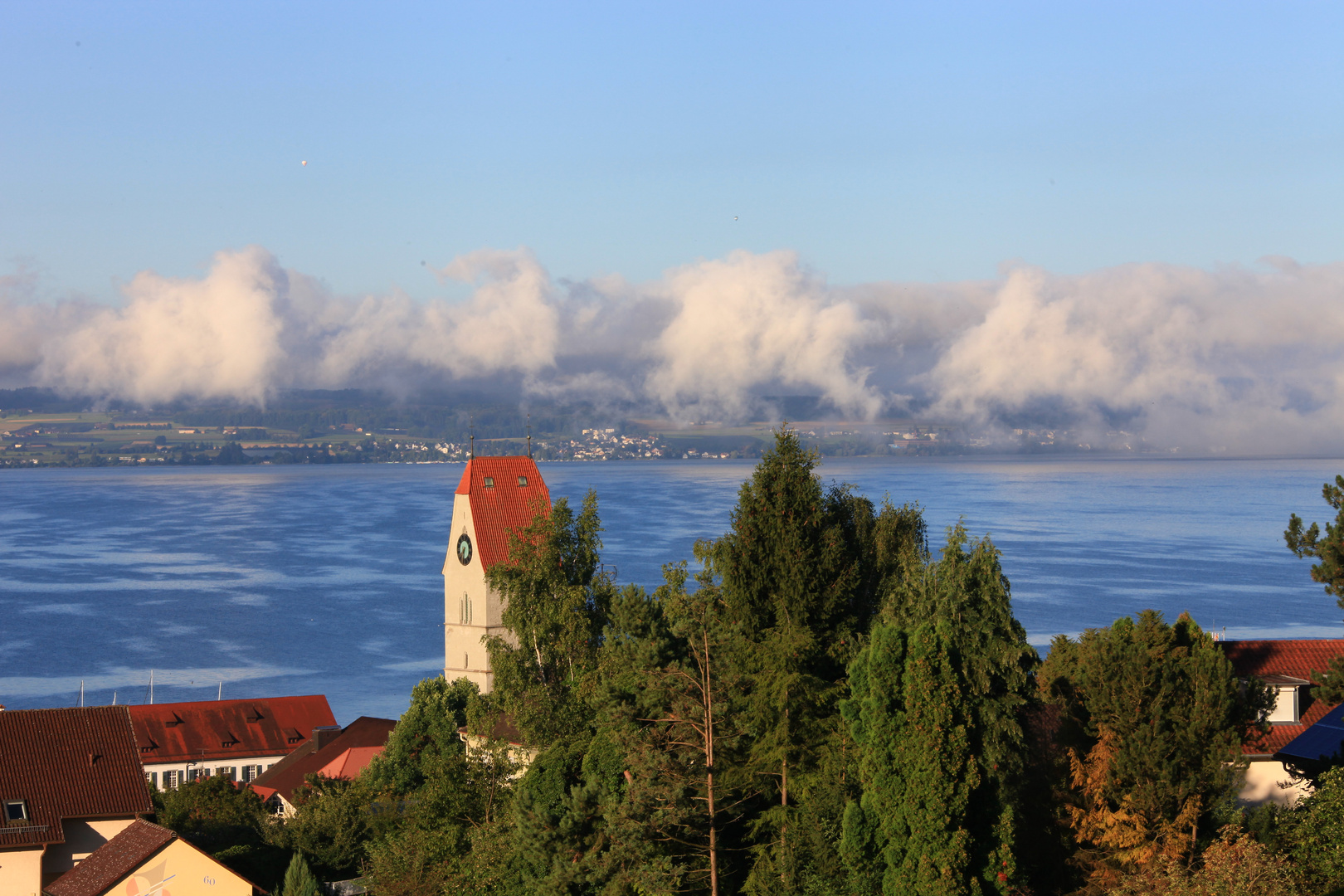 Morgennebel am Bodensee