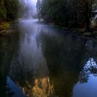 Morgennebel am Fluß