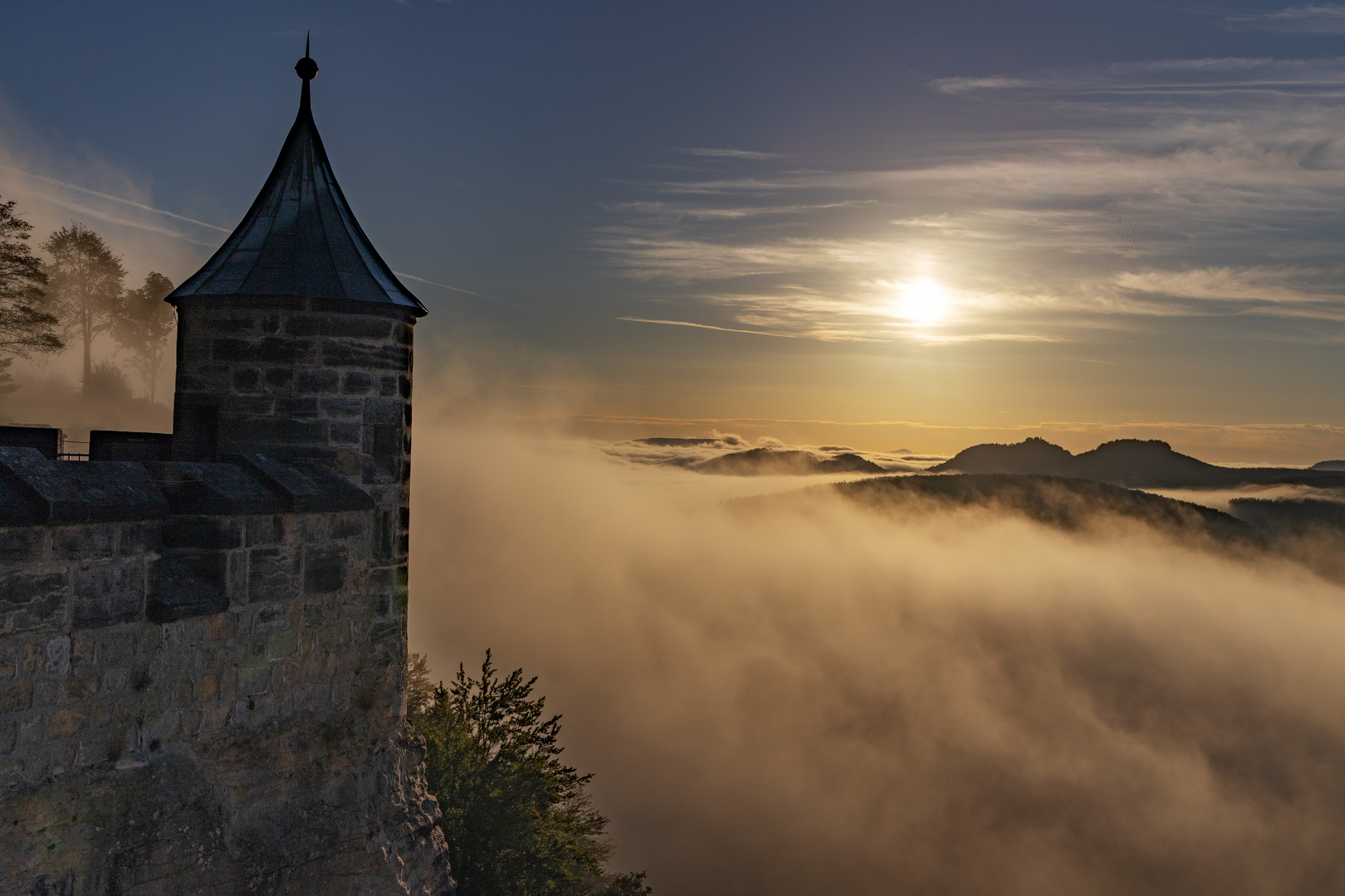 Morgennebel am Königstein