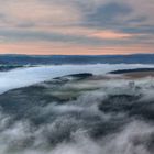 Morgennebel am Lilienstein