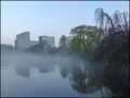 Morgennebel am OLG Hamm von Holger Kohring 