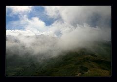 Morgennebel am Steig zum Hochzeiger