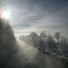 Morgennebel an der Ache bei Bad Hofgastein