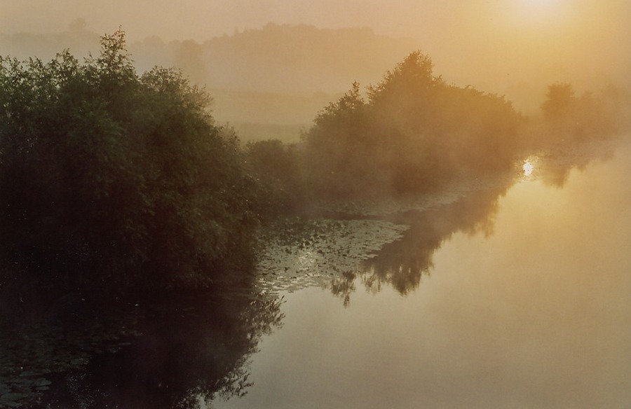 Morgennebel an der Lippe