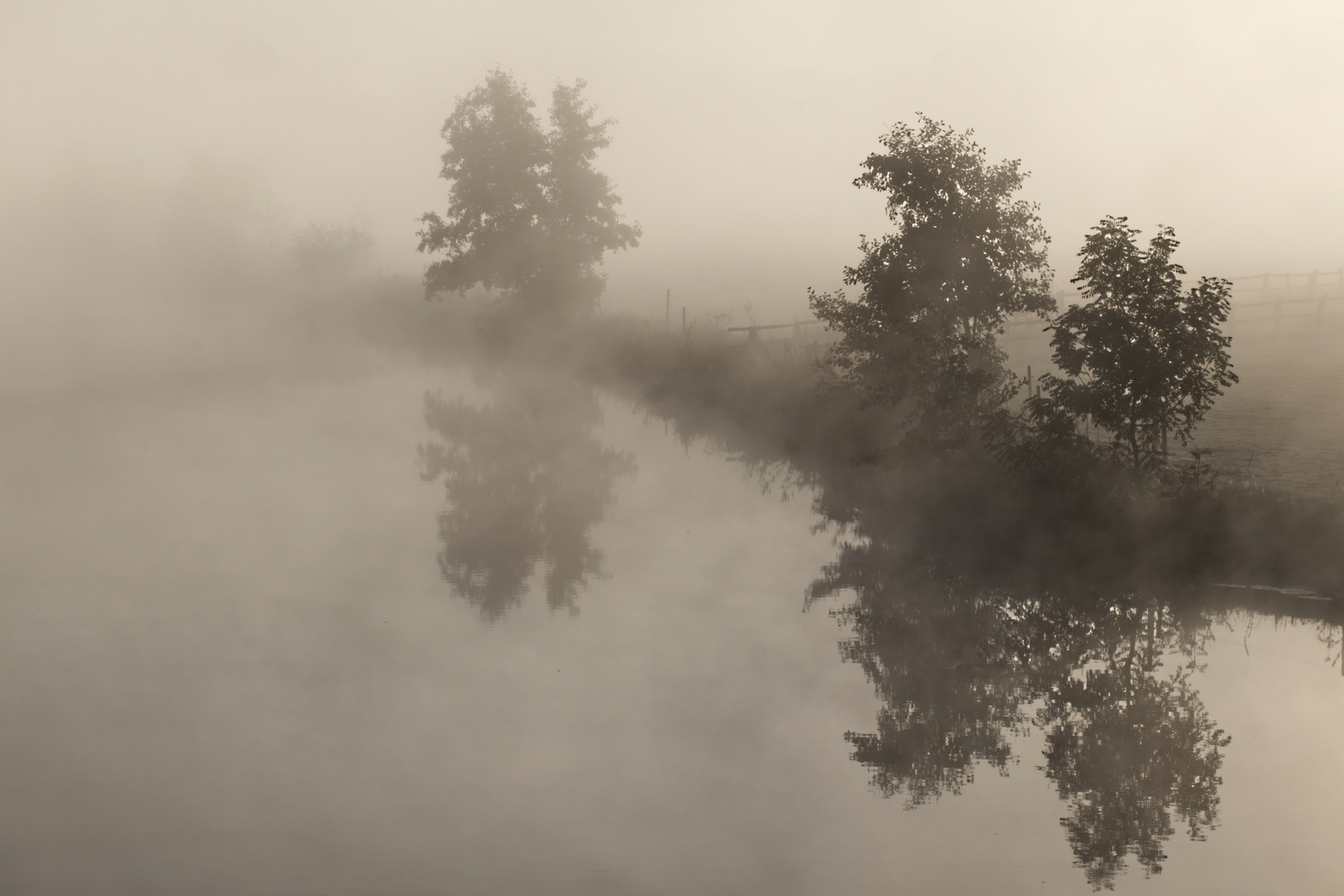 Morgennebel an der Ruhr