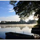 Morgennebel auf dem Heidesee