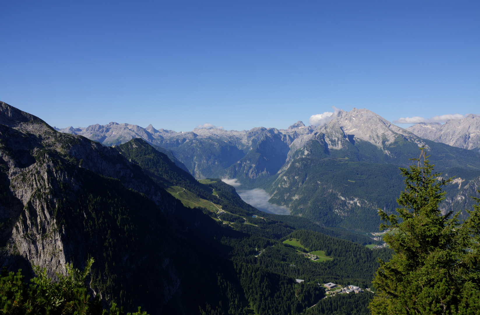 Morgennebel auf dem Königssee