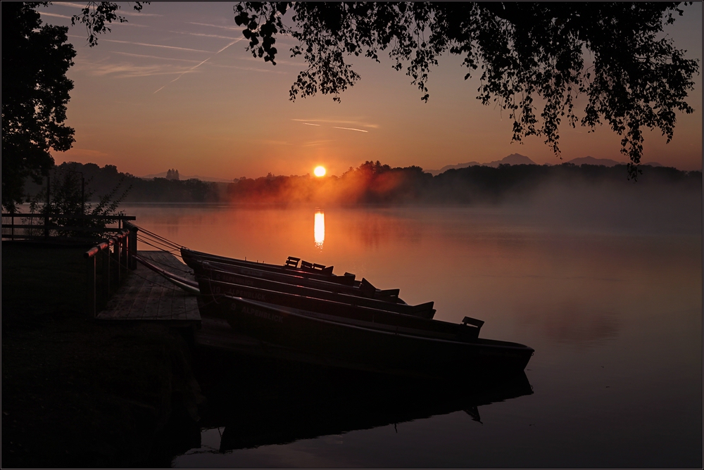 ~ Morgennebel auf dem Staffelsee I ~