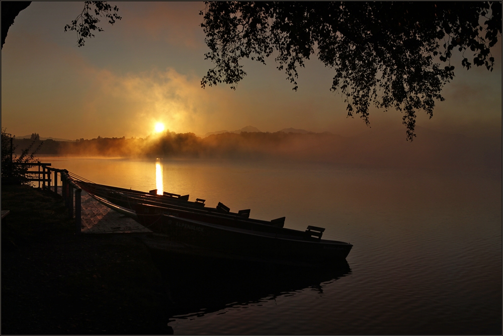 ~ Morgennebel auf dem Staffelsee VI ~