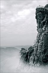 Morgennebel auf der Bastei