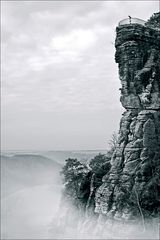 Morgennebel auf der Bastei (neu)