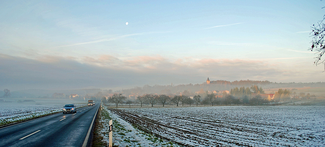 Morgennebel bei Hummelshain