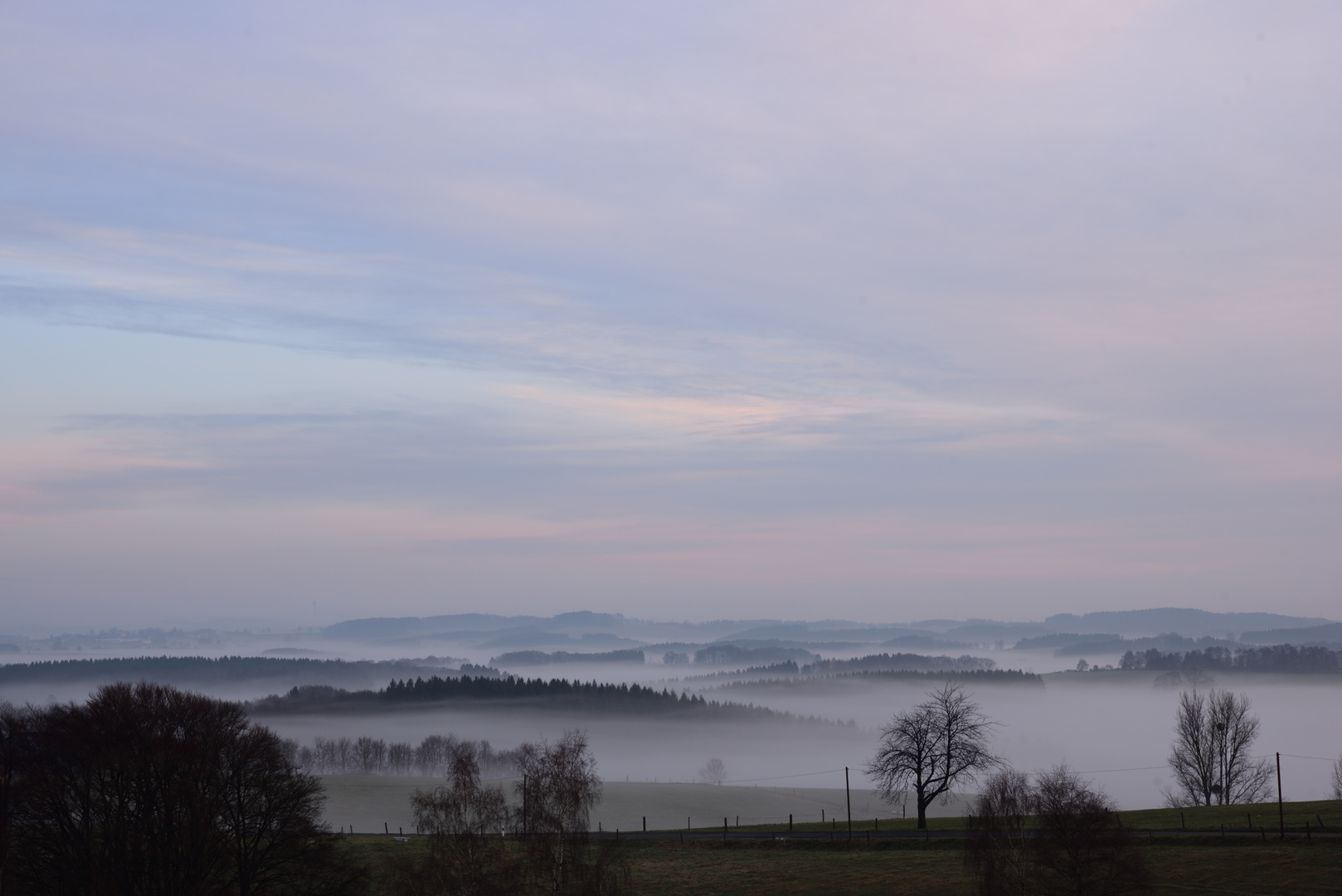 Morgennebel bei Lindlar