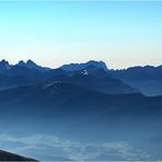 ... Morgennebel - Dolomiten - Südtirol ...