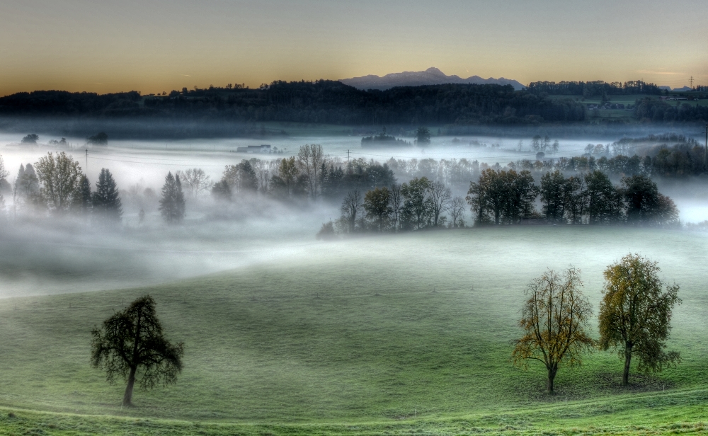 Morgennebel HDR