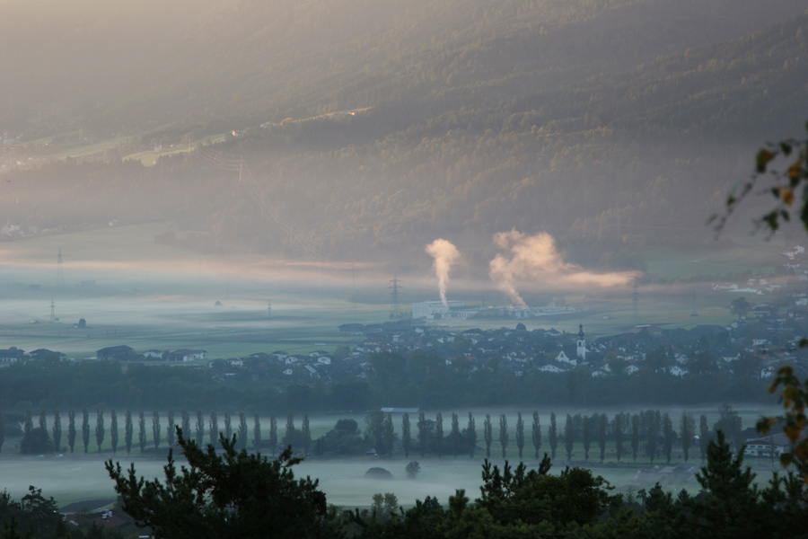 Morgennebel im Inntal/Tirol