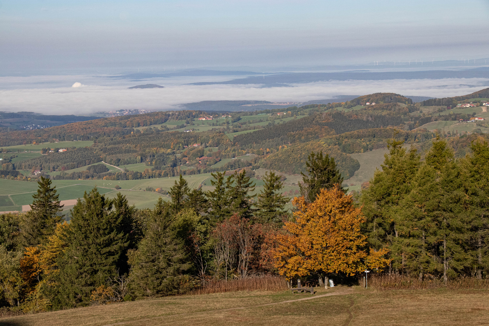 Morgennebel im Land der weiten Fernen