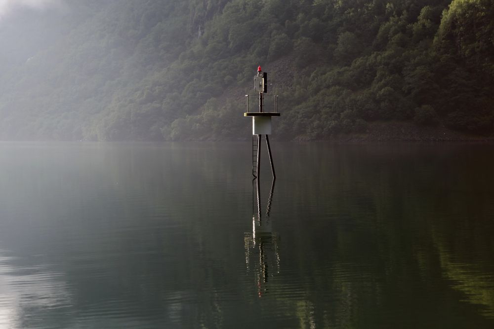 Morgennebel im Naeröfjord 2