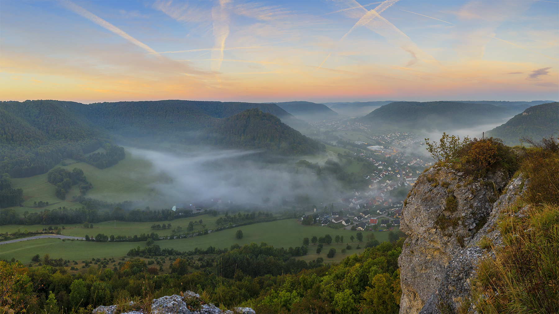 Morgennebel im Oberen Filstal