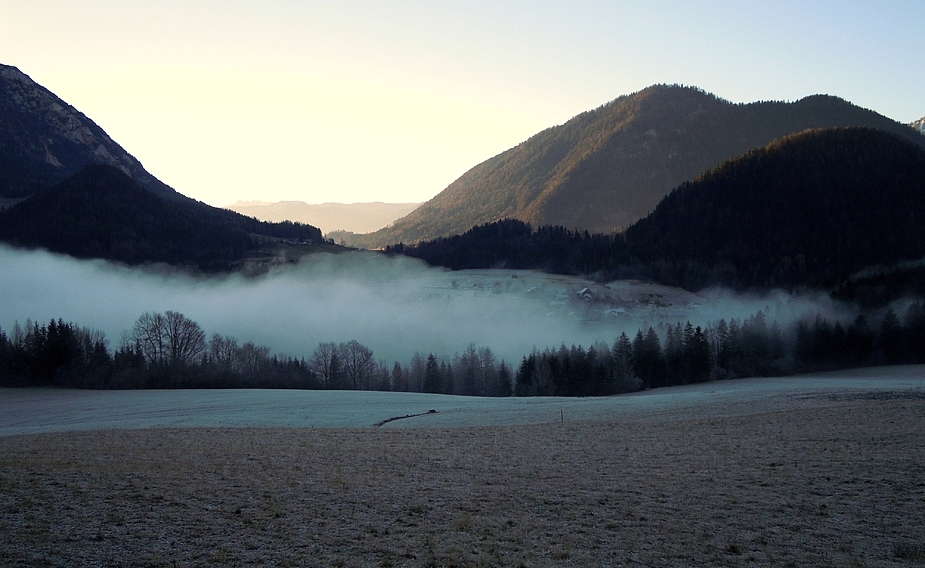 Morgennebel im Tal,