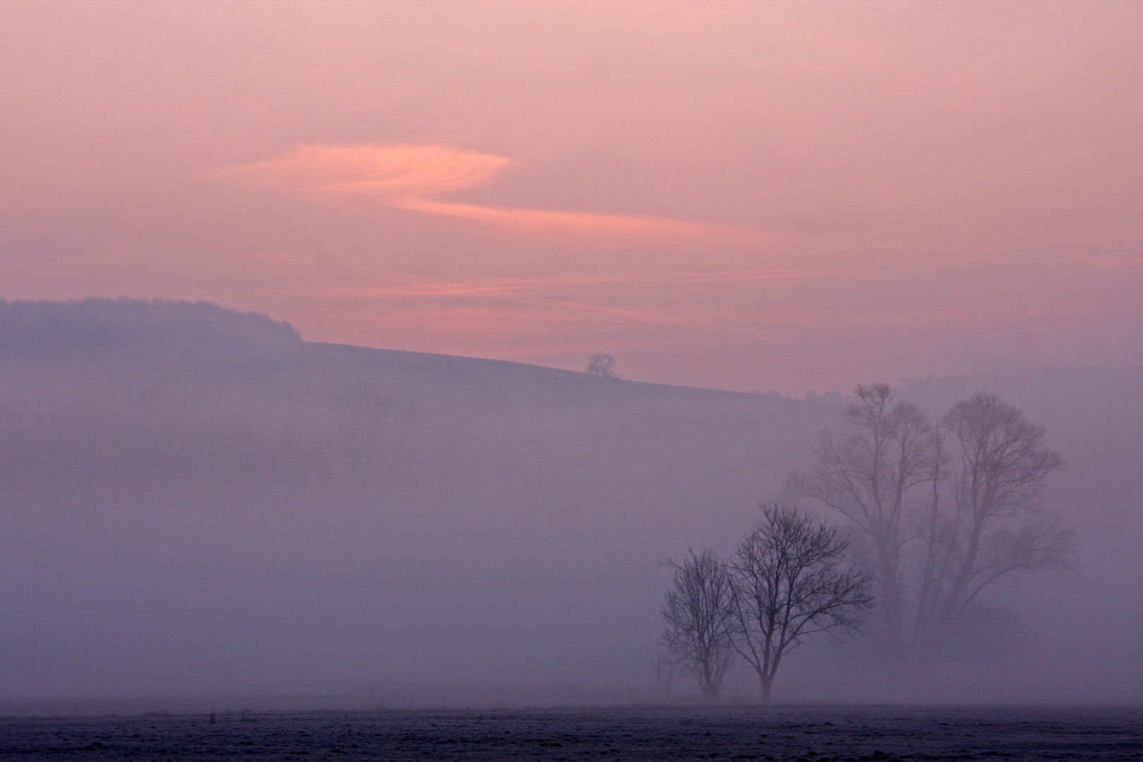 Morgennebel im Taubertal