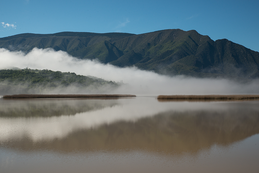 Morgennebel in den Pyrenäen