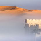 Morgennebel in der Rub al-Khali