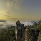 Morgennebel in der Sächsischen Schweiz