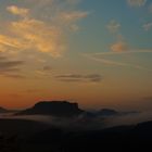 Morgennebel in der Sächsischen Schweiz