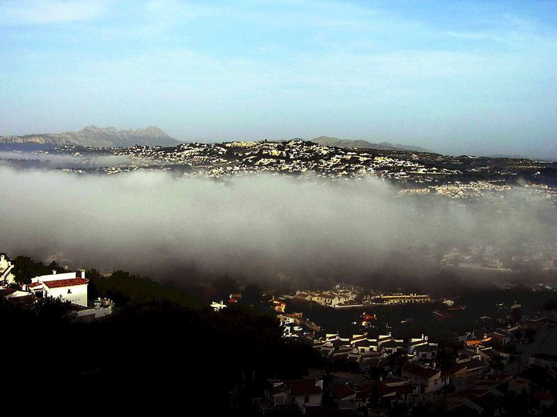 Morgennebel in Spanien