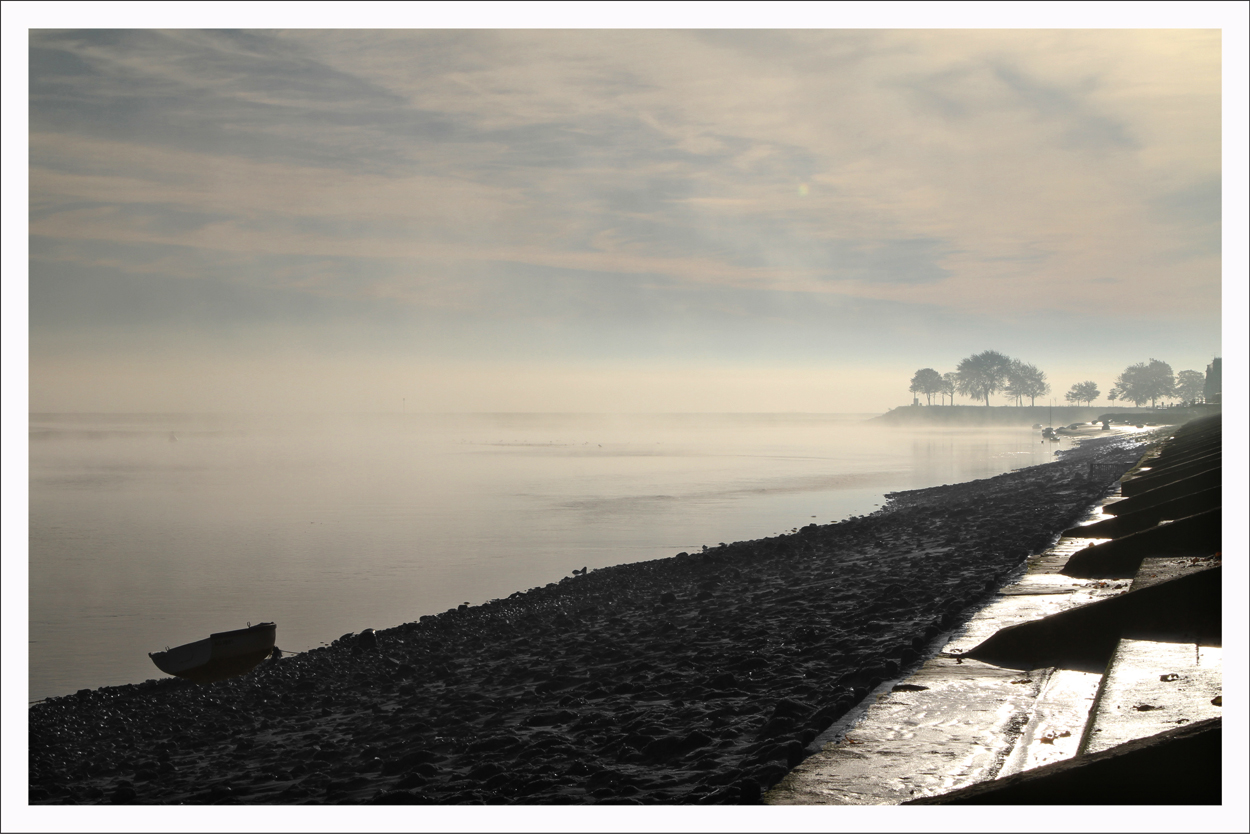 Morgennebel in St Vallery sur Somme