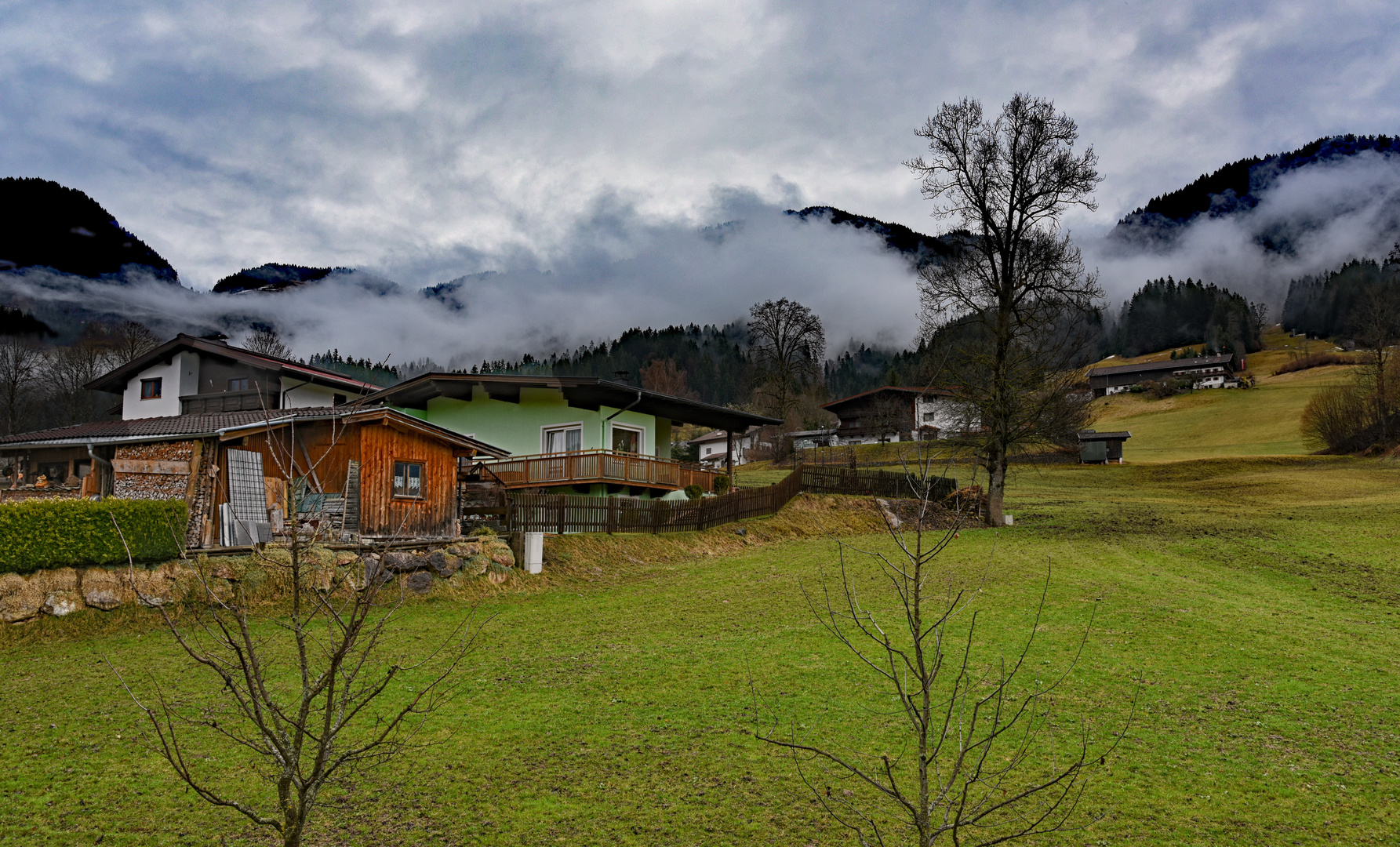 Morgennebel in Tirol