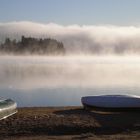 Morgennebel. Mit dem Kanu unterwegs im Algonquin-Nationalpark, Kanada, Bild1