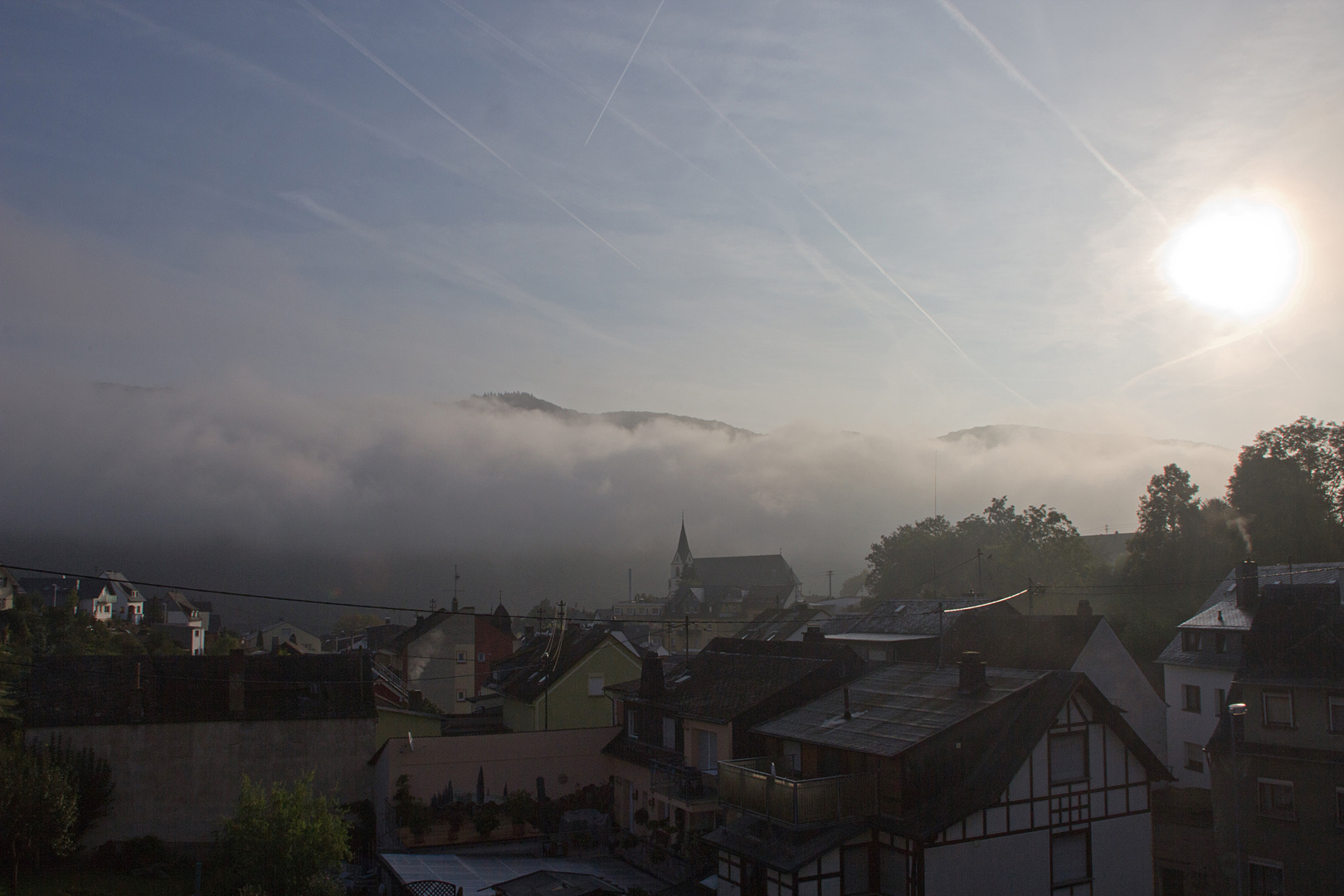 Morgennebel über Bad Salzig