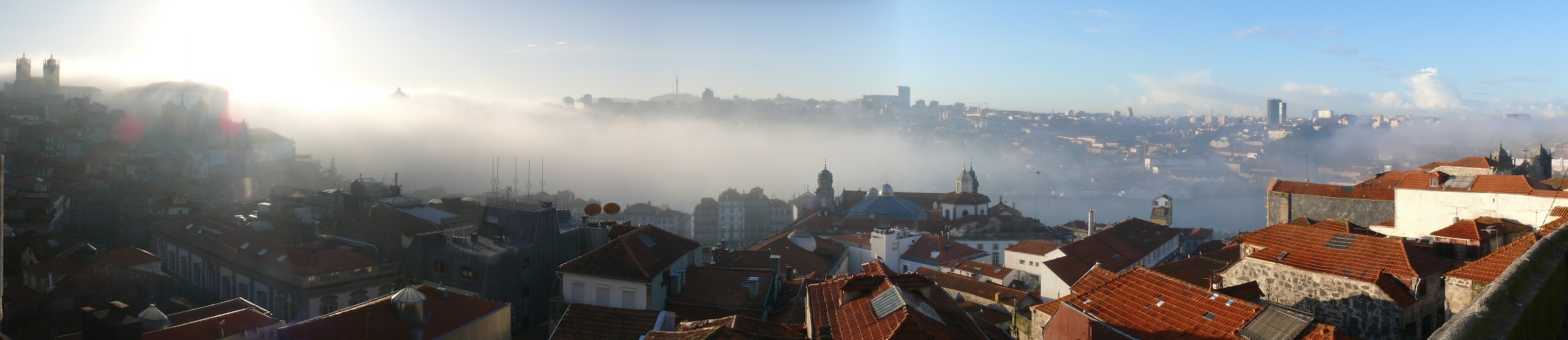 Morgennebel über dem Douro