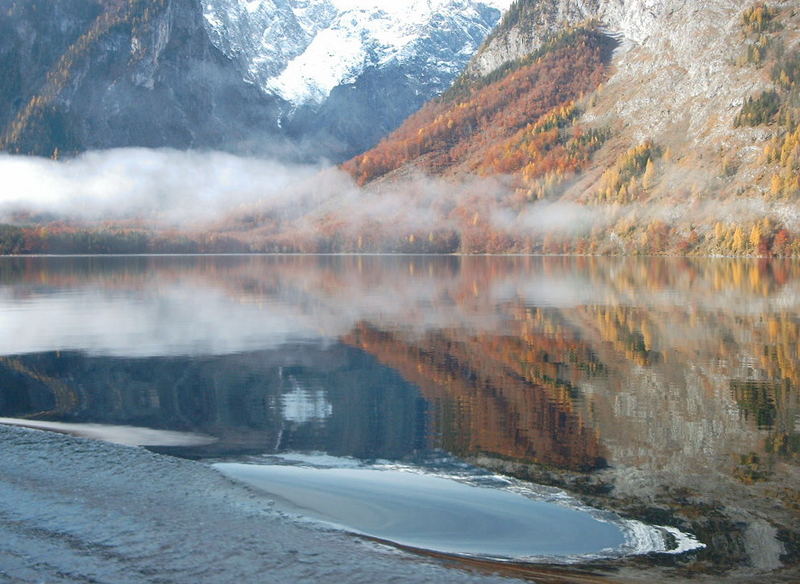 Morgennebel über dem Königssee